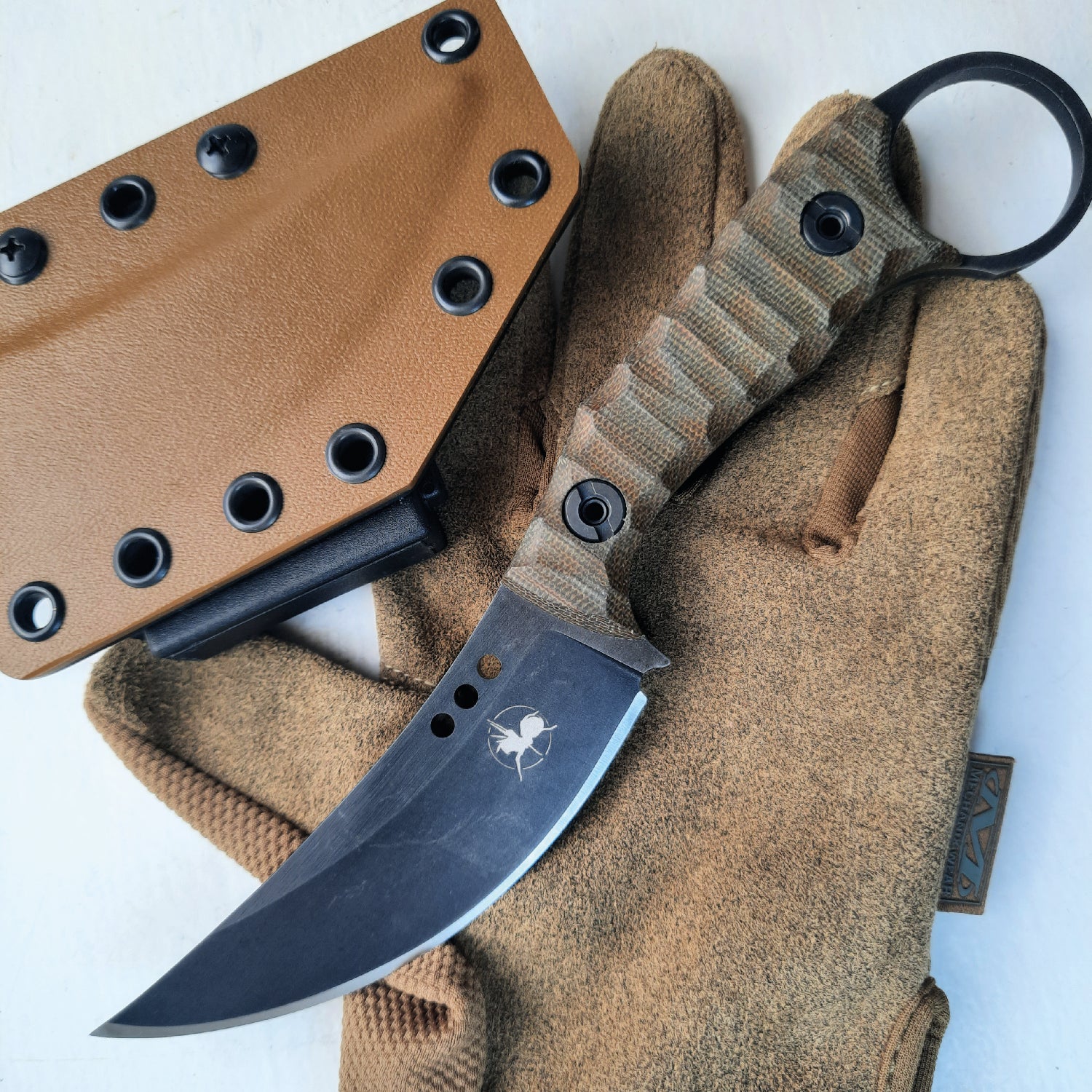 ATRAX PLAGUE Tactical Ring Knife