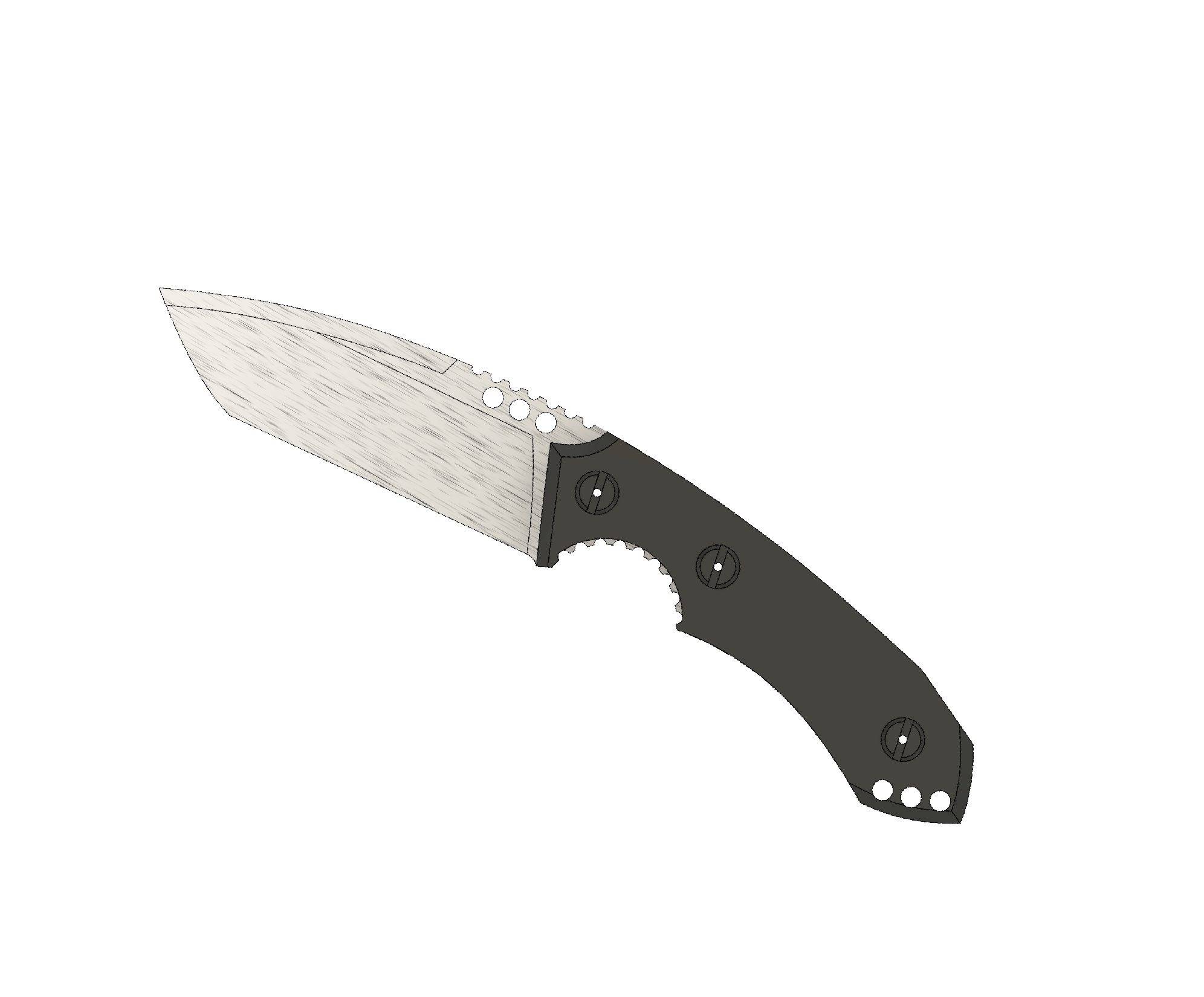 ATRAX BOA Tactical Knife - SNAKE SKIN PATERN ON HANDLE