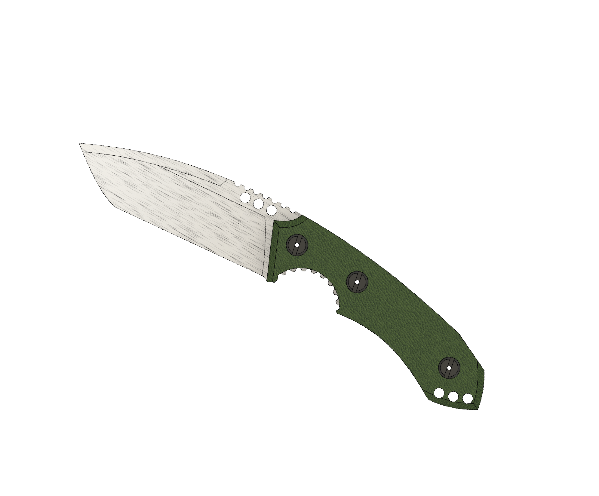 ATRAX BOA Tactical Knife - SNAKE SKIN PATERN ON HANDLE