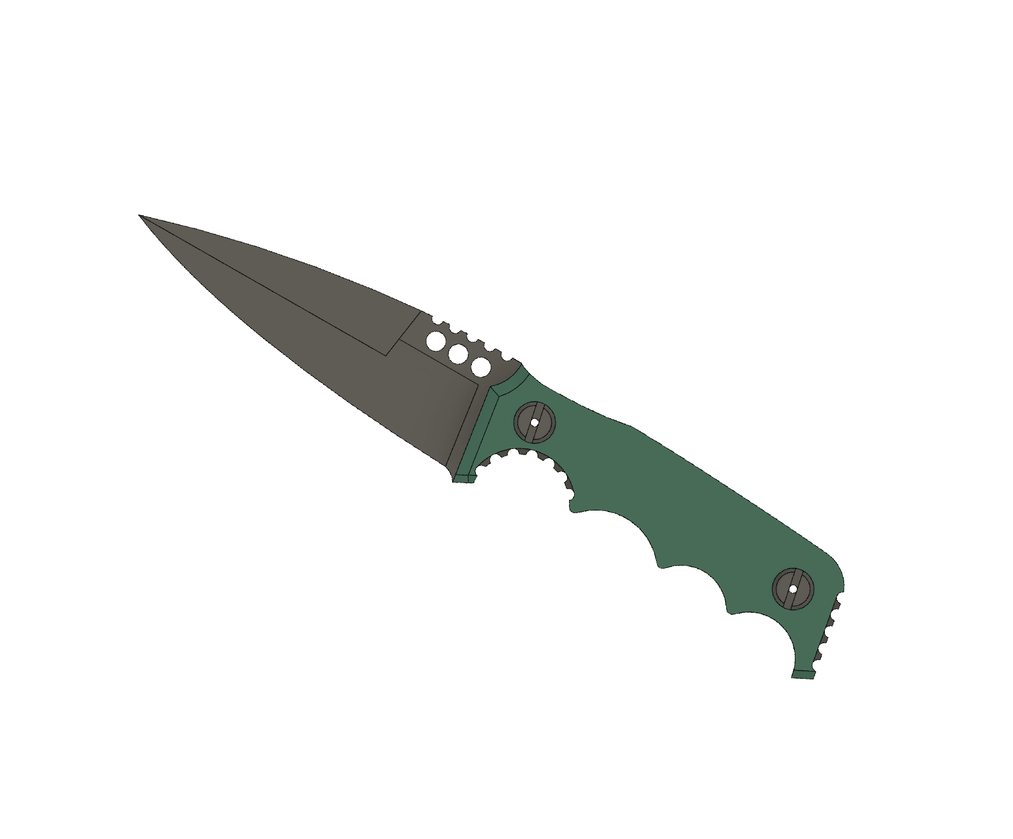 ATRAX HAVOC Tactical Knife - DOUBLE EDGE