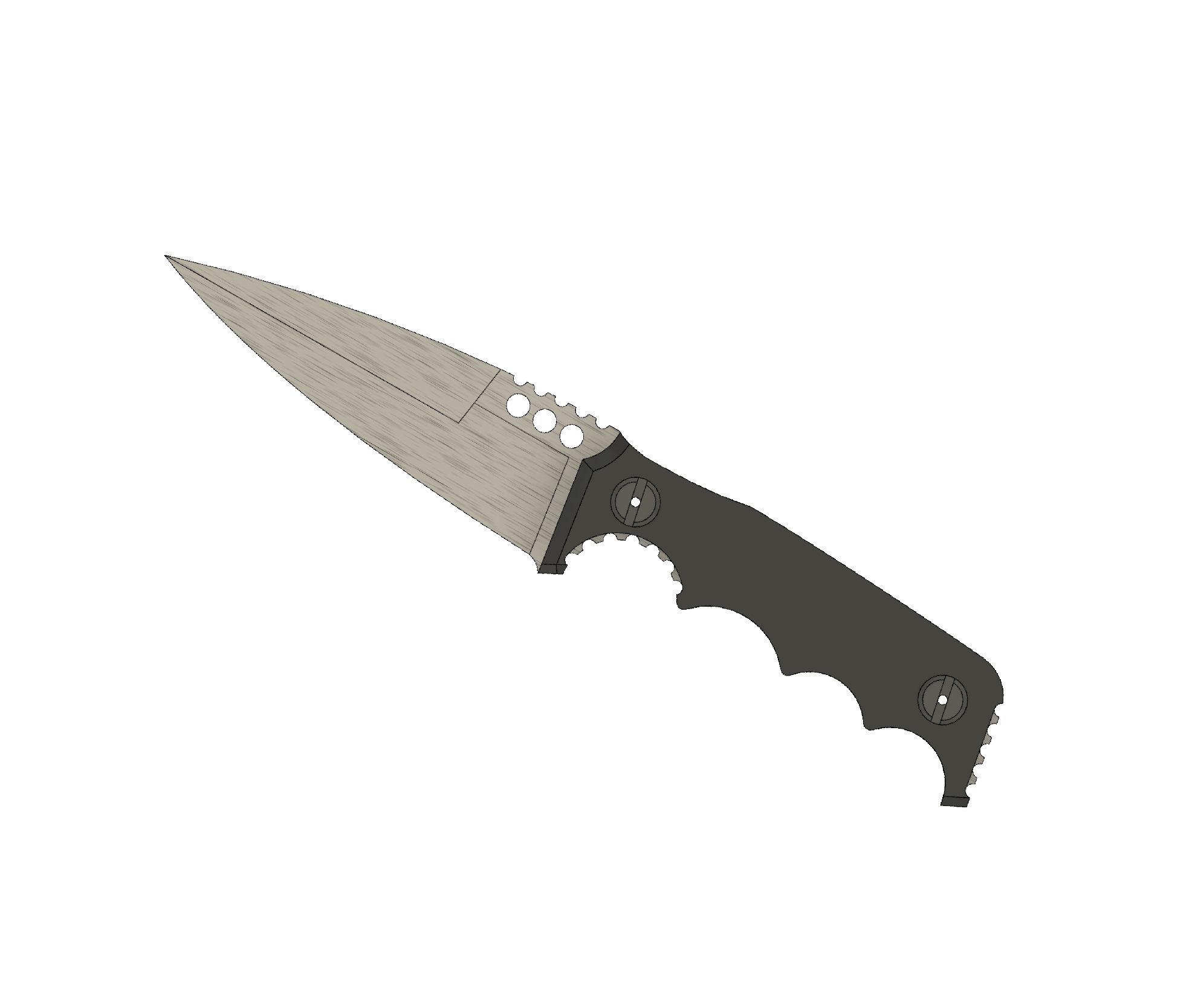 ATRAX HAVOC Tactical Knife - DOUBLE EDGE