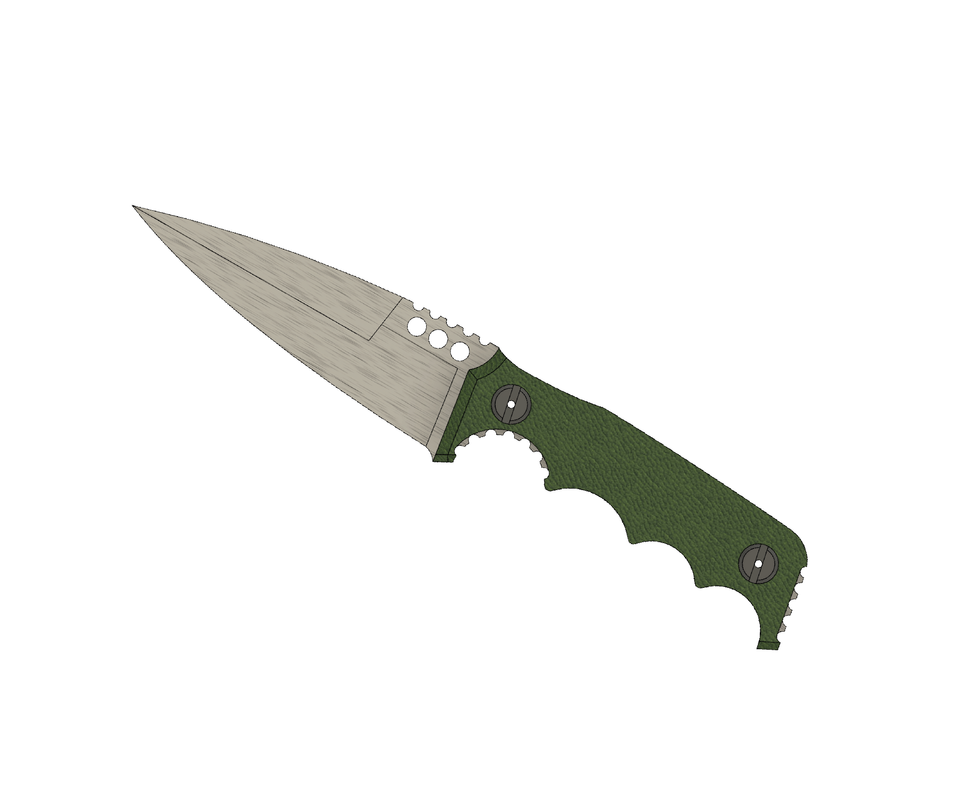 ATRAX HAVOC Tactical Knife - DOUBLE EDGE