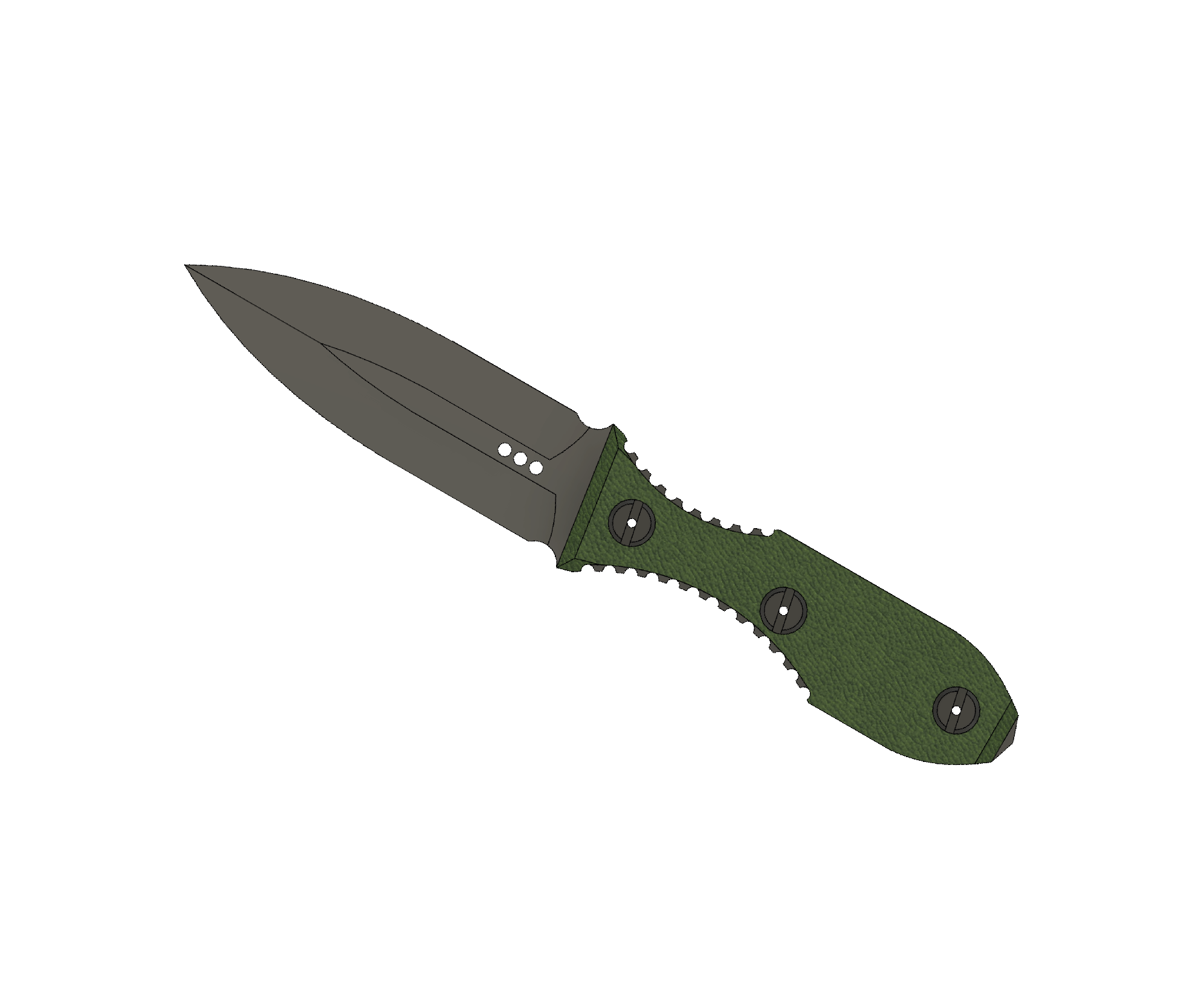 ATRAX SCOURGE DAGGER Tactical Knife - DOUBLE EDGE