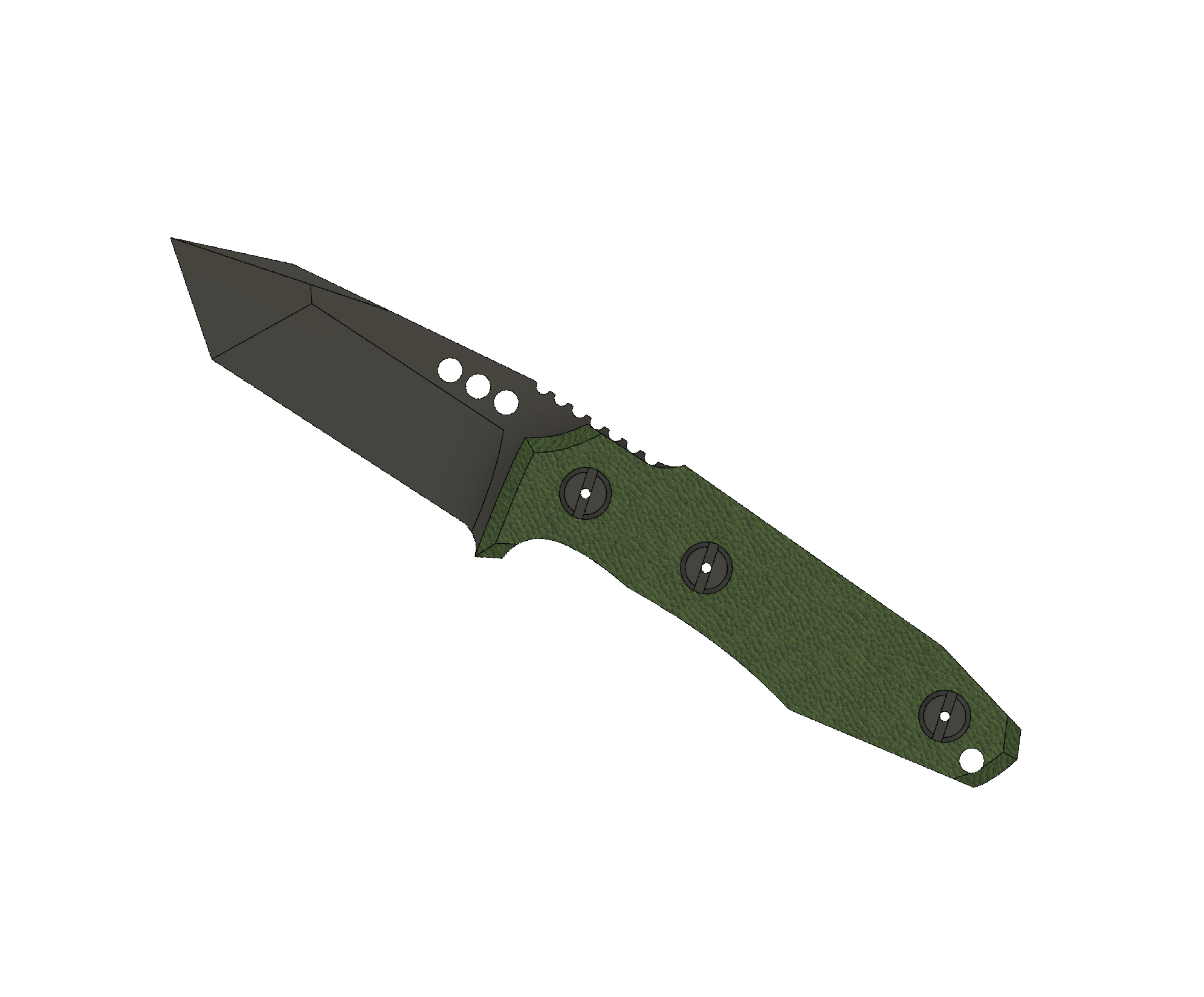 ATRAX SERUM Tactical & Daycare TANTO Knife