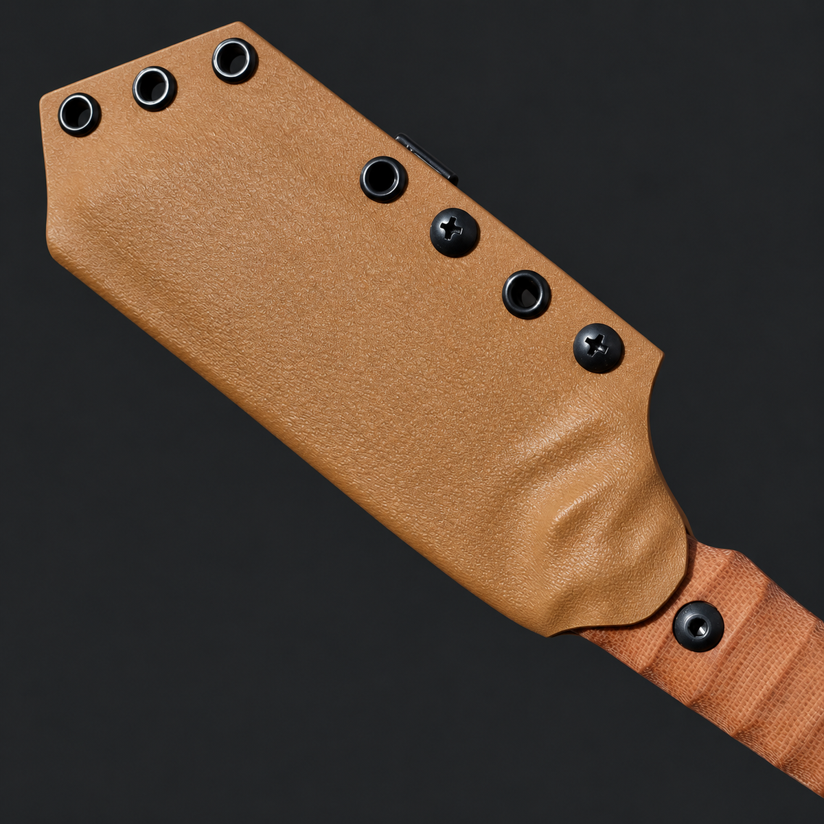 Coyote brown taco Kydex knife sheath