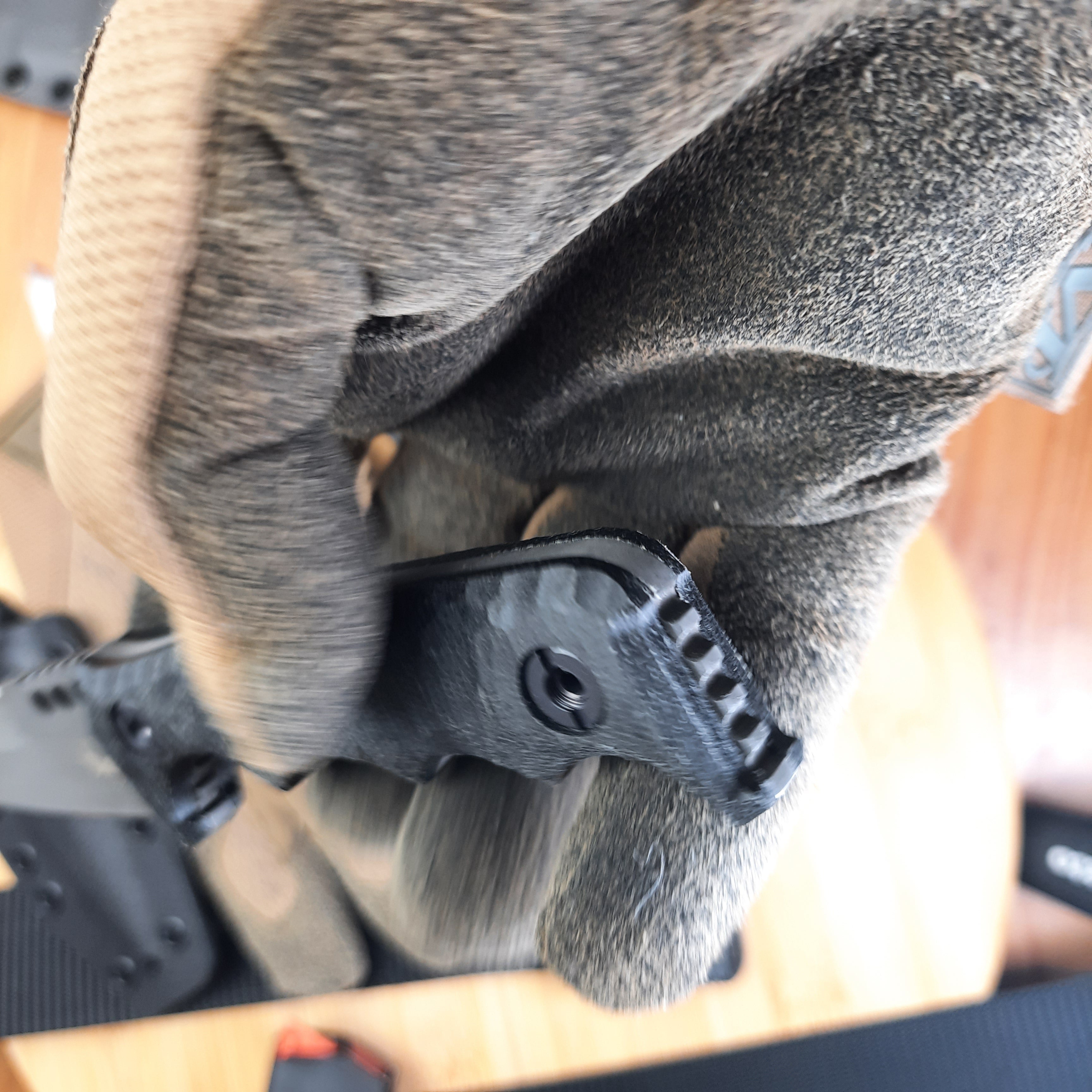 Atrax HAVOC stonewashed Taktisches Messer mit grünem Canvas-Micarta-Griff