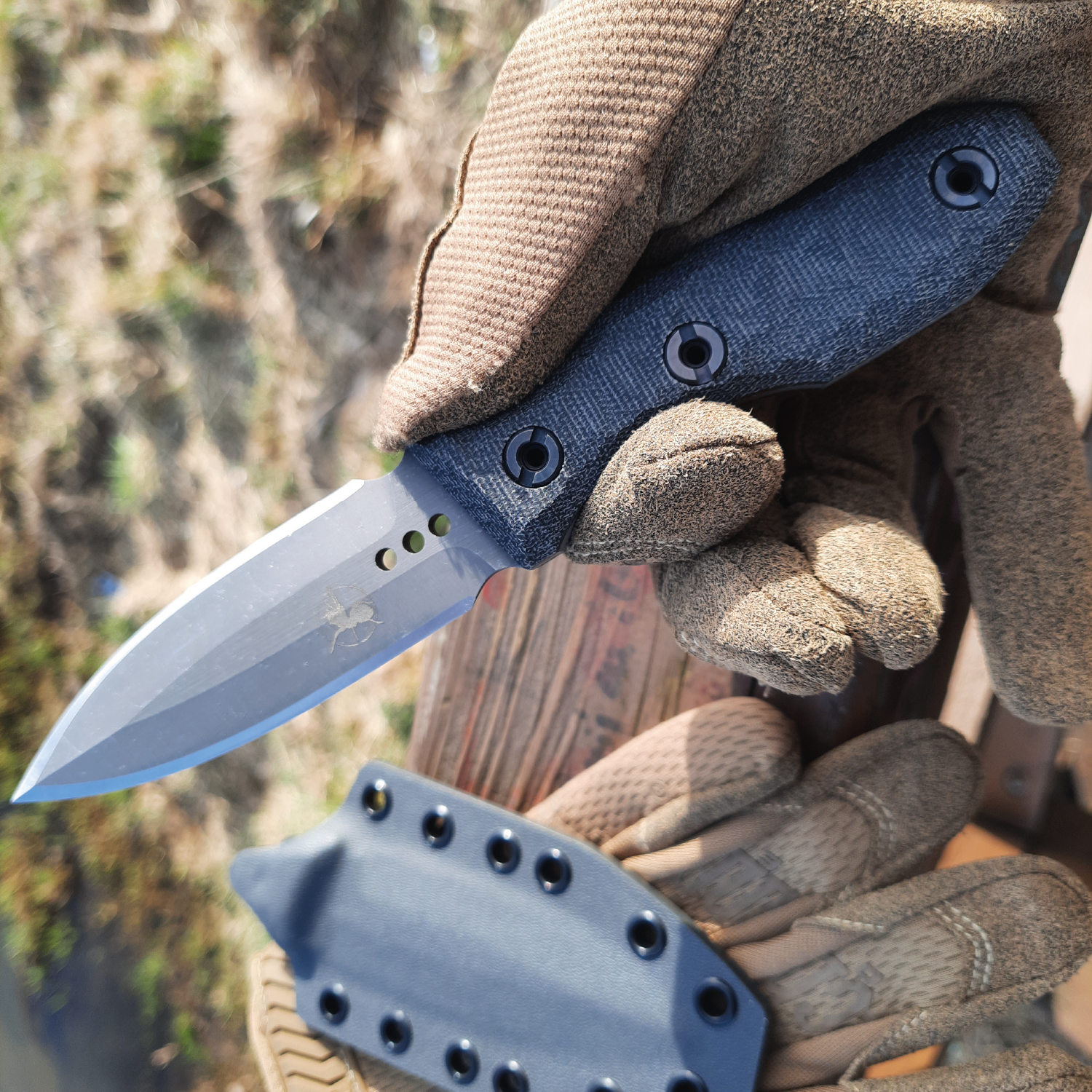 ATRAX SCOURGE DAGGER Tactical Knife - DOUBLE EDGE