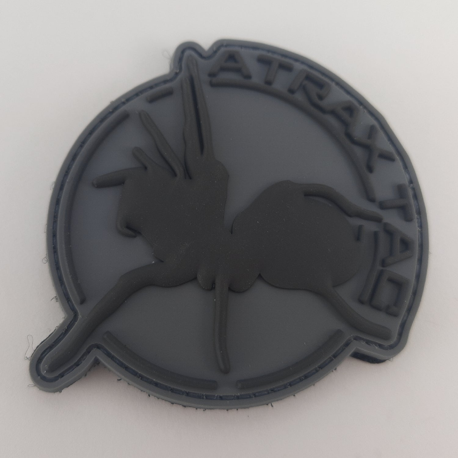 AtraxTac Logo Patch with velcro - gray