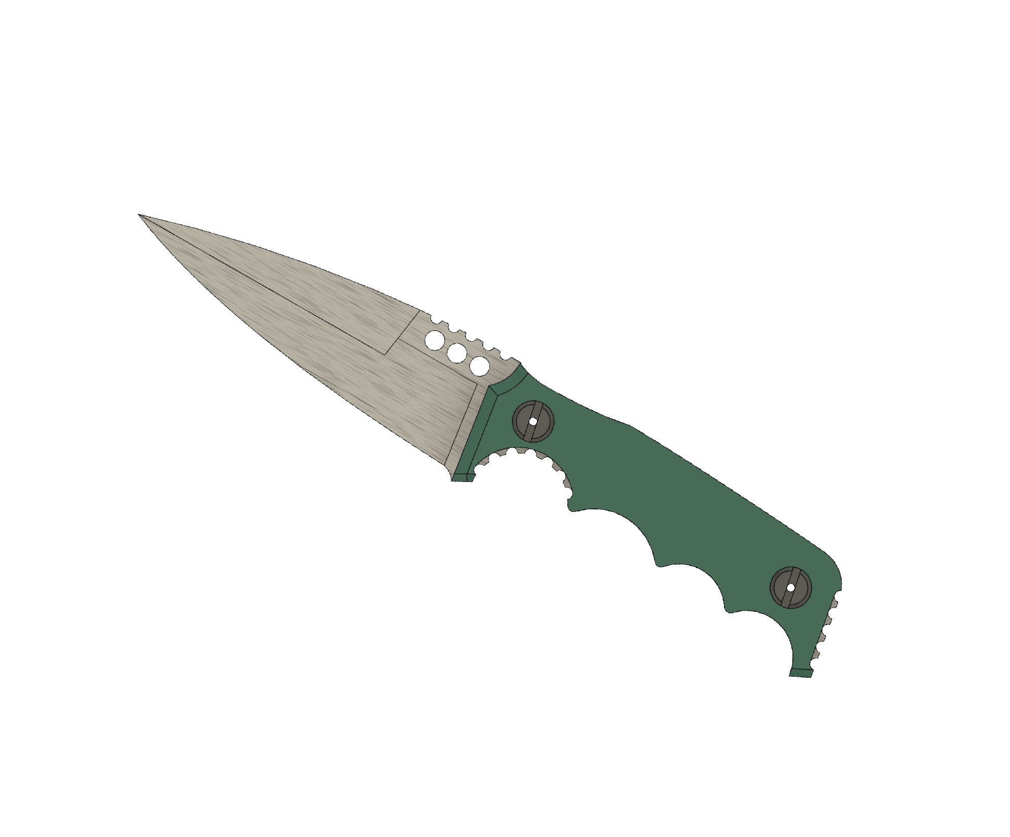 ATRAX HAVOC Tactical Knife - DOUBLE EDGE