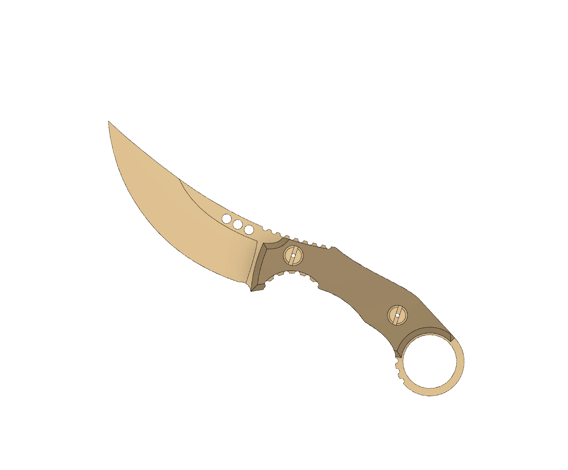 ATRAX PLAGUE Tactical Ring Knife