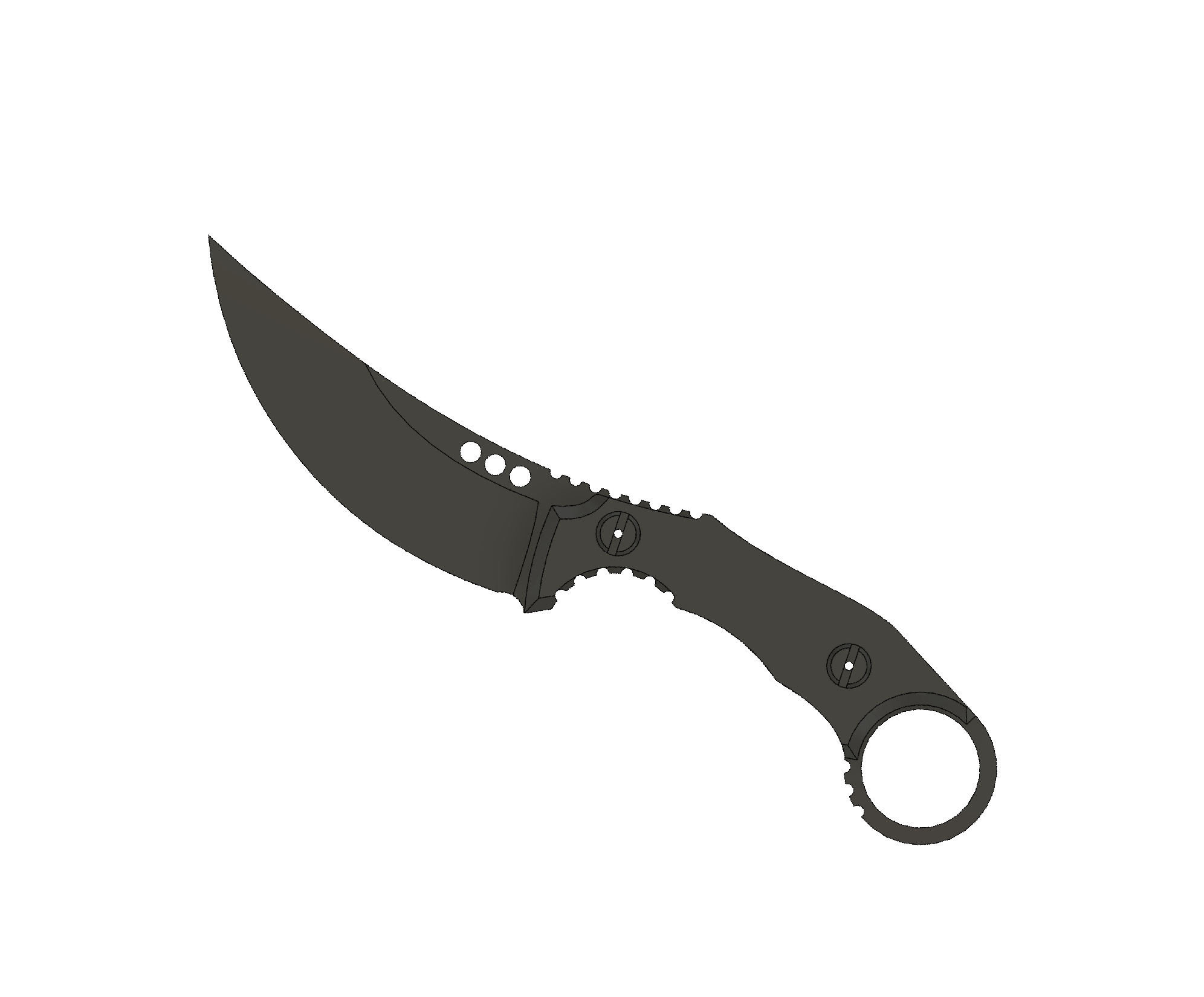 ATRAX PLAGUE Tactical Ring Knife