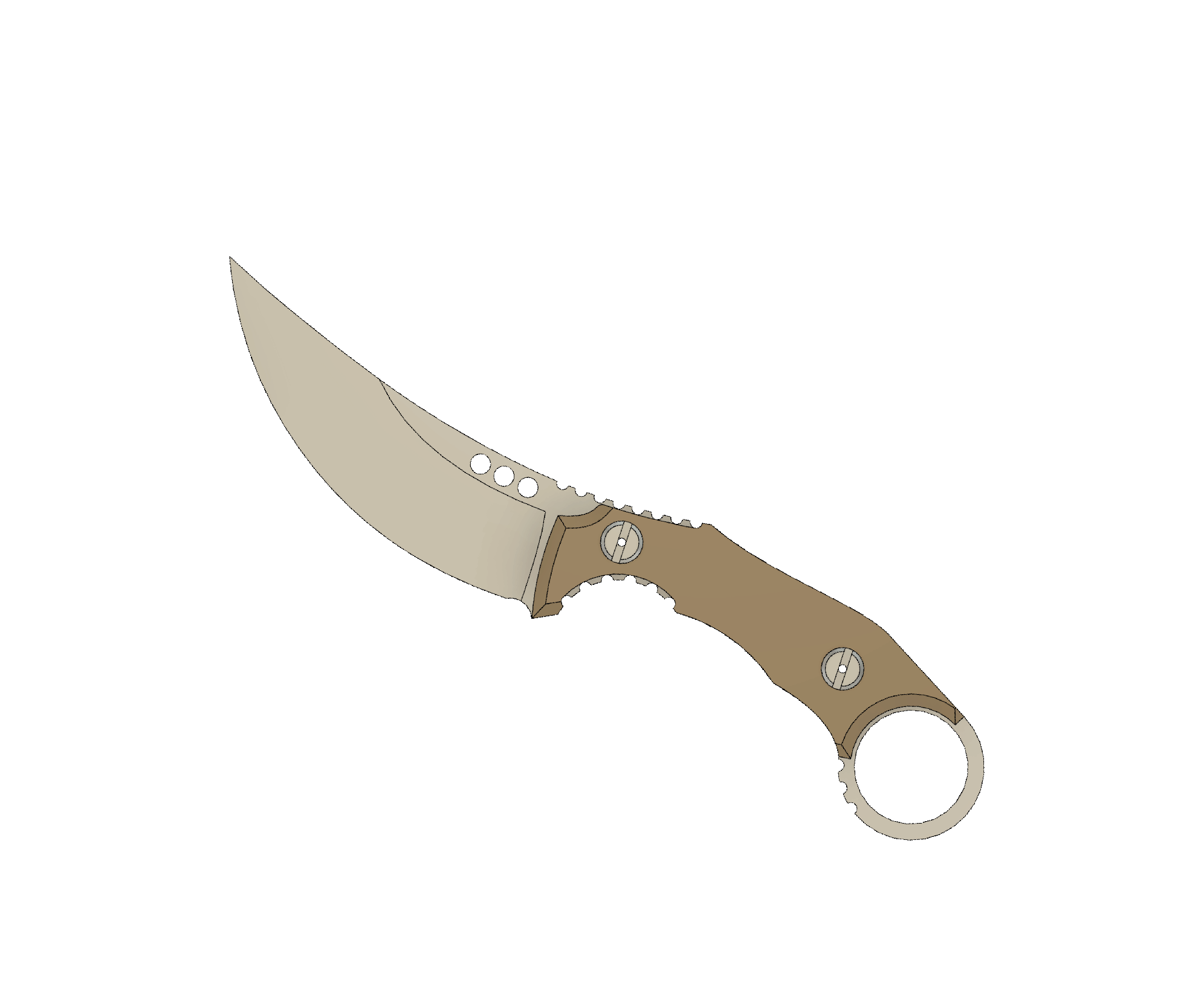 ATRAX PLAGUE Tactical Ring Knife