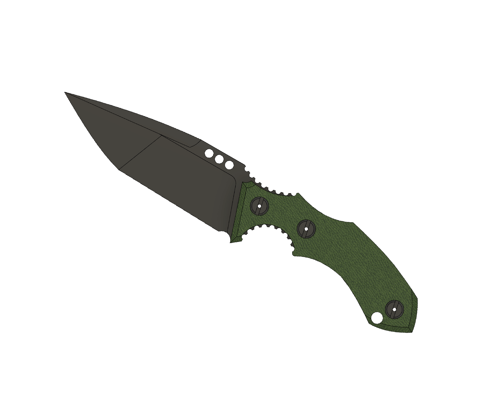 ATRAX ROGUE Tactical Knife - DOUBLE EDGE