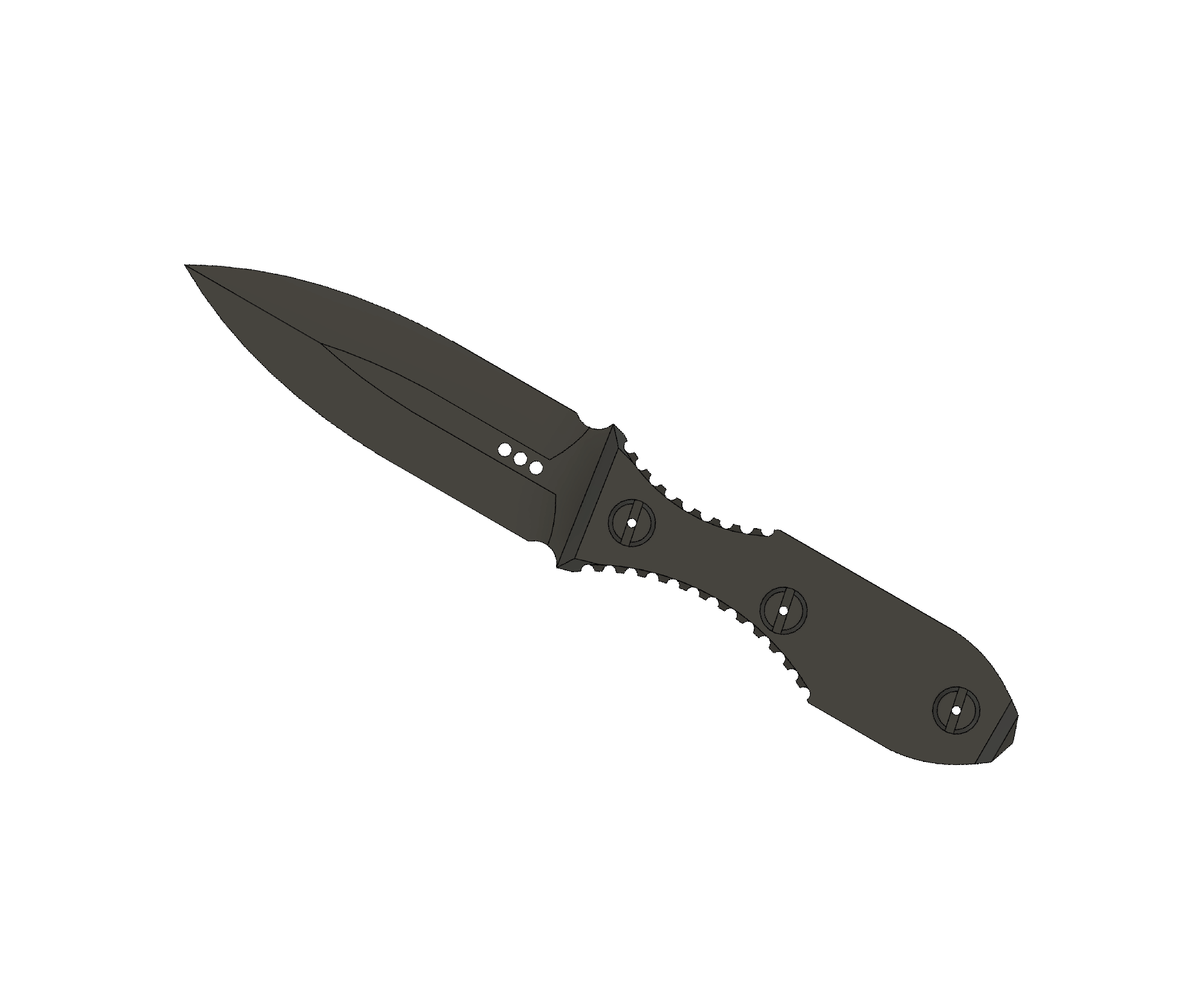 ATRAX SCOURGE DAGGER Tactical Knife - DOUBLE EDGE