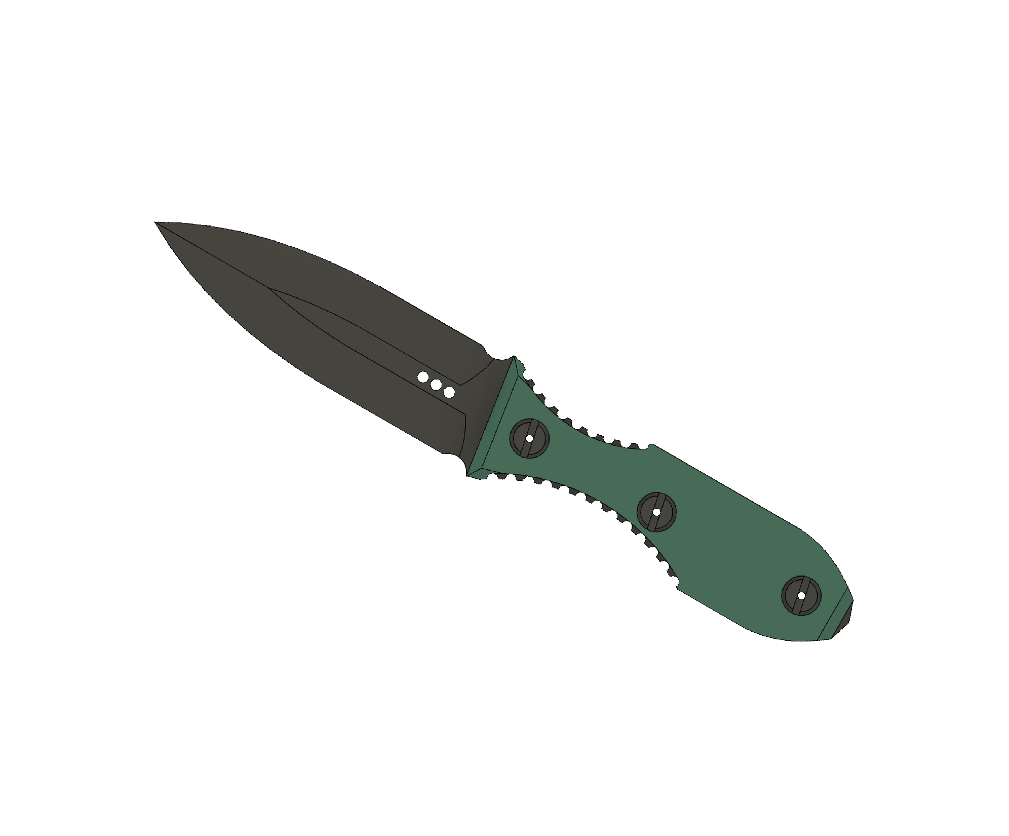 ATRAX SCOURGE DAGGER Tactical Knife - DOUBLE EDGE