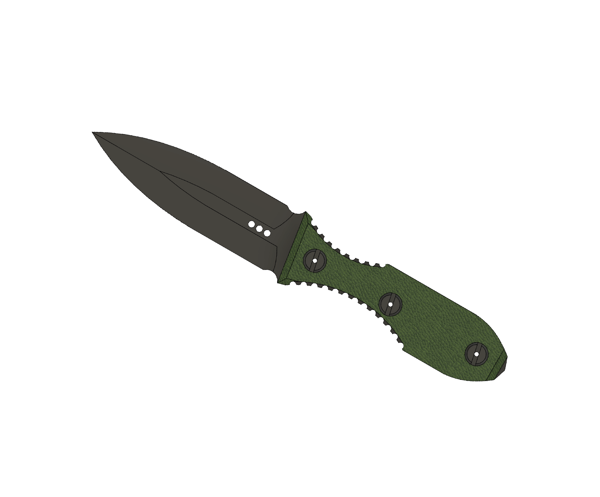 ATRAX SCOURGE DAGGER Tactical Knife - DOUBLE EDGE