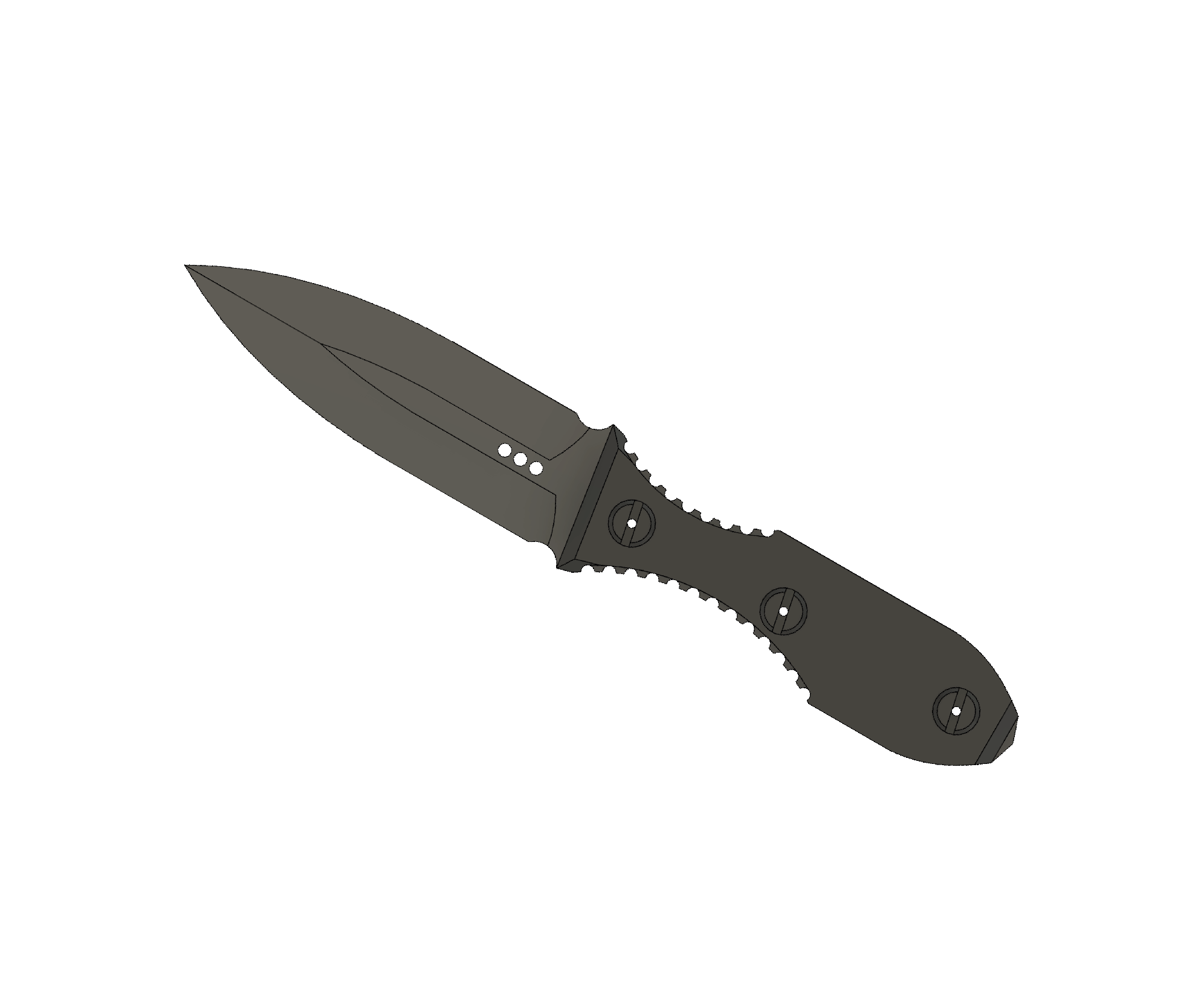 ATRAX SCOURGE DAGGER Tactical Knife - DOUBLE EDGE