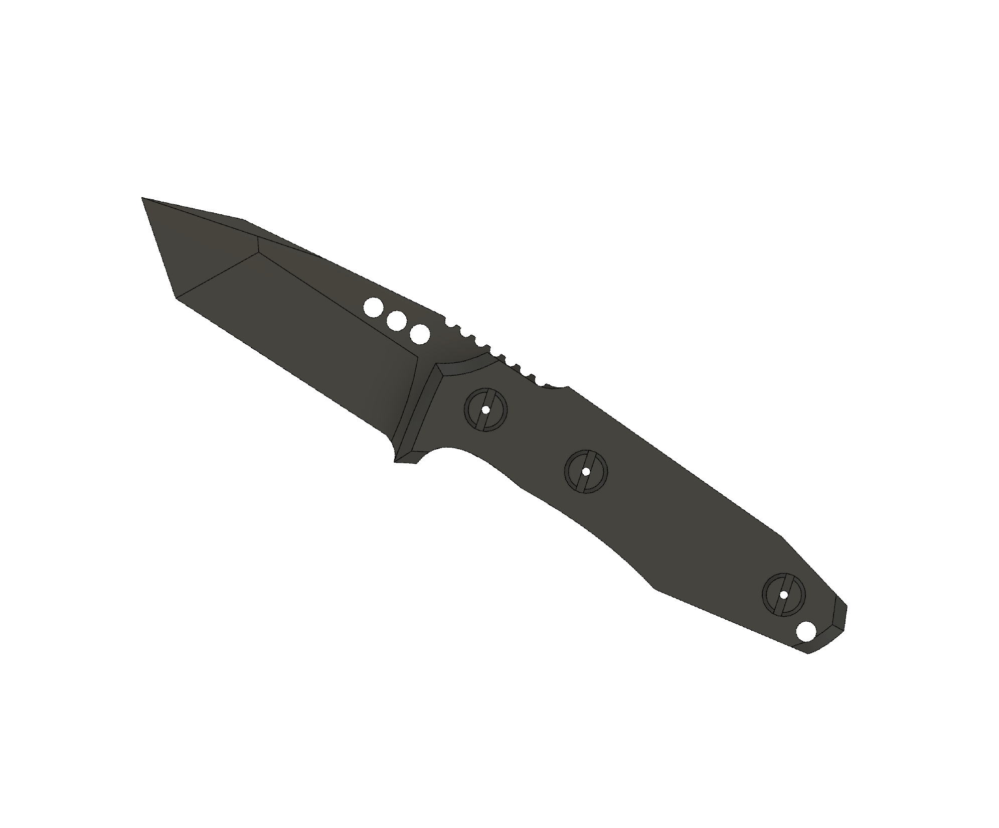 ATRAX SERUM Tactical & Daycare TANTO Knife