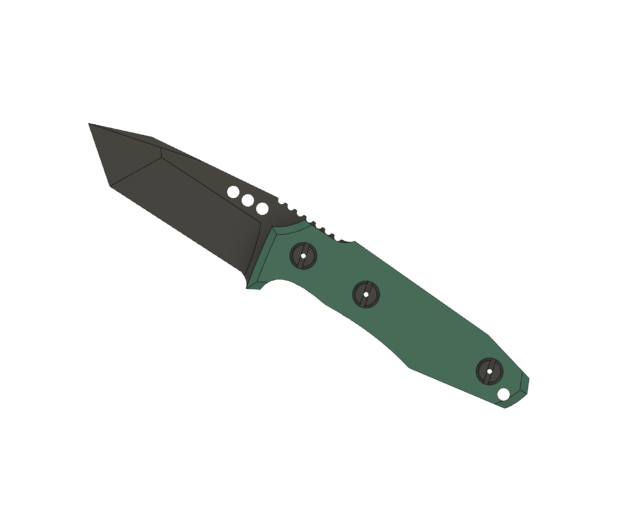 ATRAX SERUM Tactical & Daycare TANTO Knife