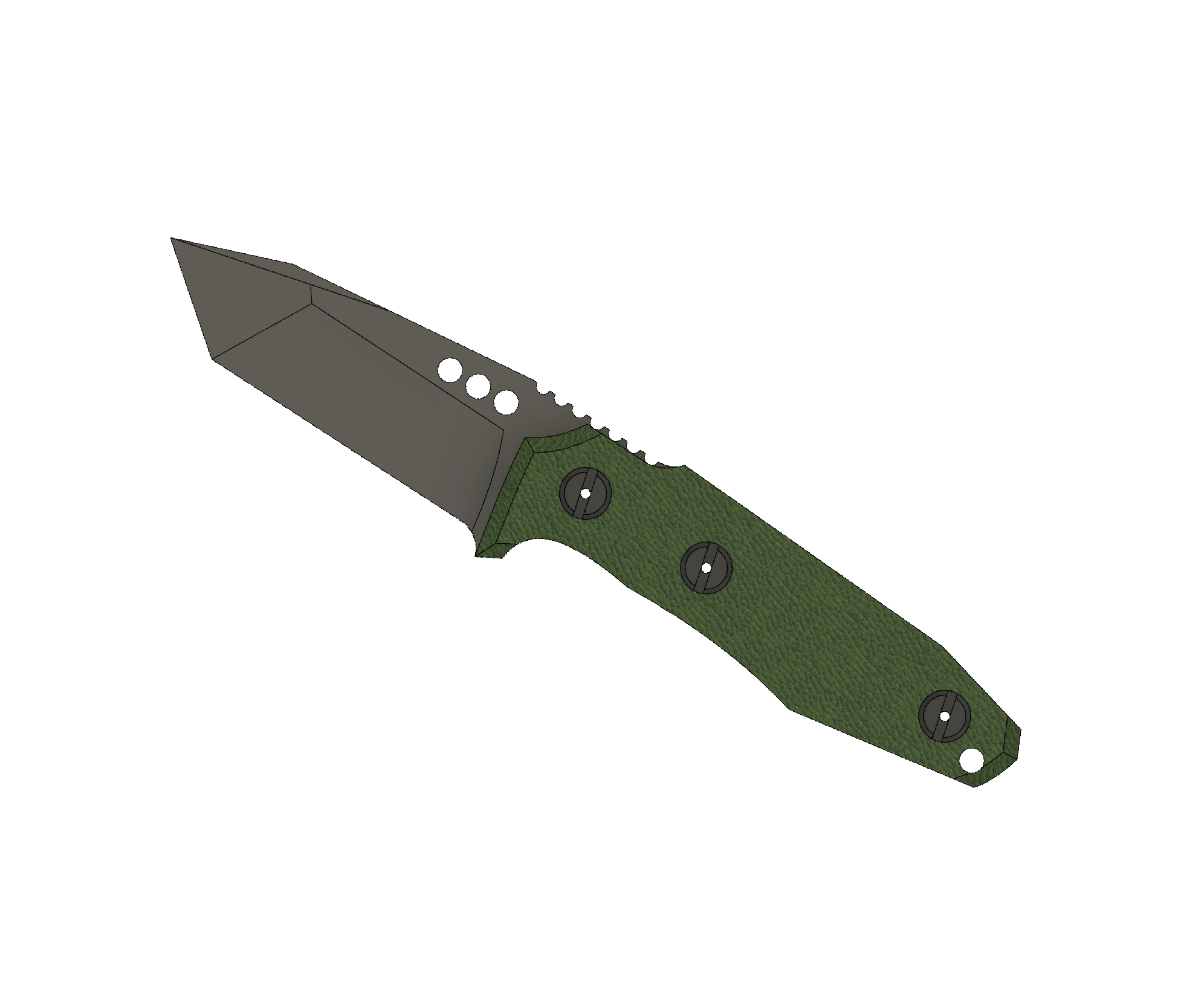 ATRAX SERUM Tactical & Daycare TANTO Knife