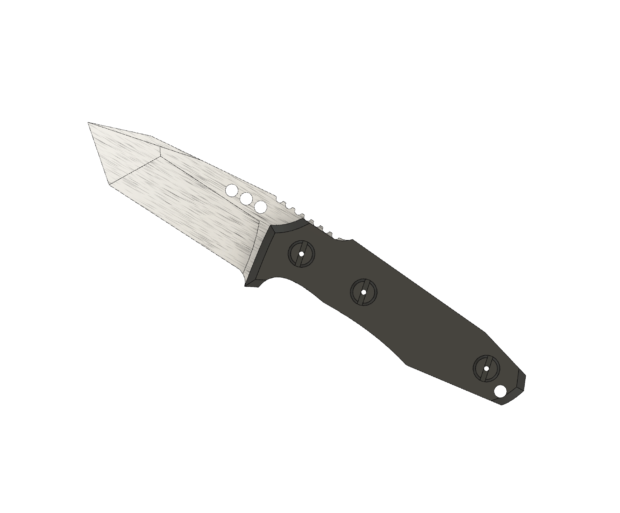 ATRAX SERUM Tactical & Daycare TANTO Knife