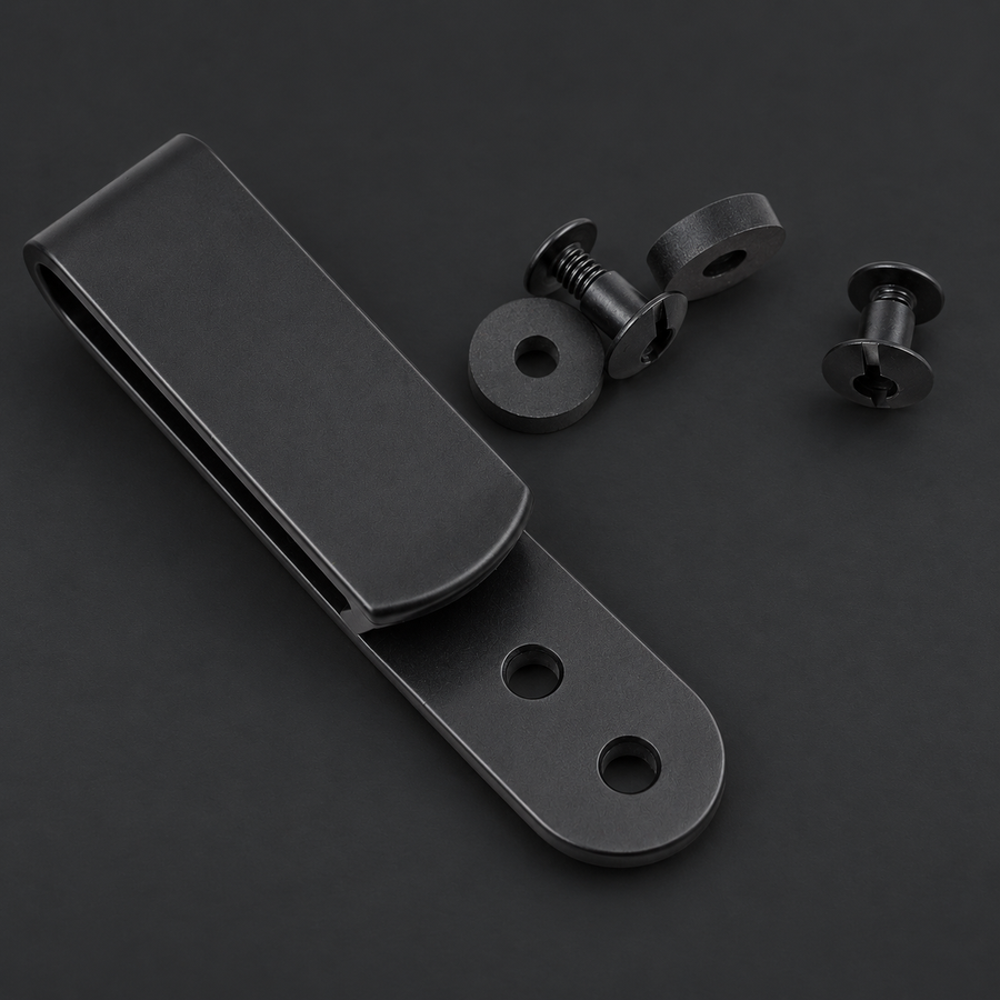 IWB plastic belt clip with mounting hardware