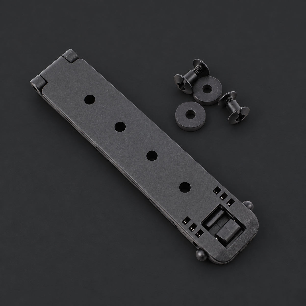 Molle-Lok attachment with mounting hardware