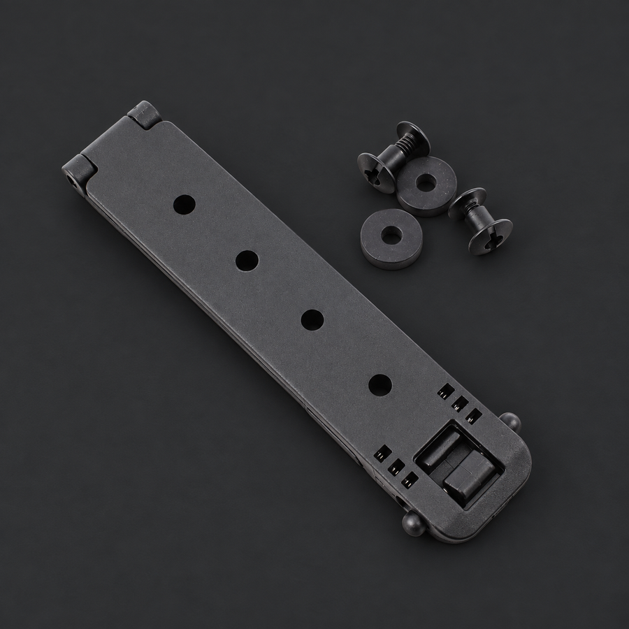 Molle-Lok attachment with mounting hardware
